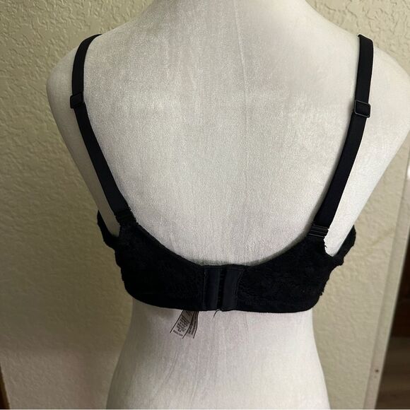 Victoria's Secret Body by Victoria Perfect Shape Push-Up Smooth Bra 36DD Black - Picture 9 of 11